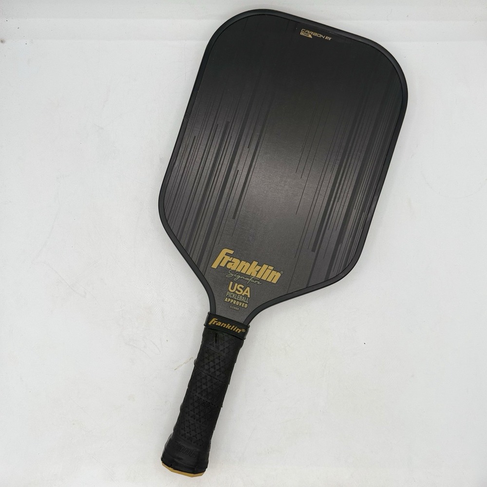 Franklin Signature Carbon STK 17mm Pickleball Paddle Carbon Fiber Control Used - Picture 2 of 13